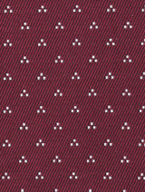 Boys burgundy trio dot elasticated dickie bow