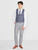 Blue checked page boy suit