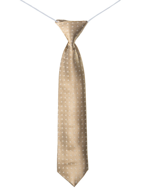 boys bronze elasticated tie