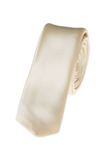 boys ivory skinny tie