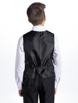 Boys black prom suit
