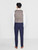Brown checked page boy suit