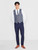 Blue and navy checked page boy outfit