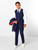 Blue page boy suit