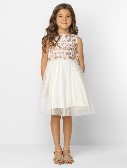 girls white dress