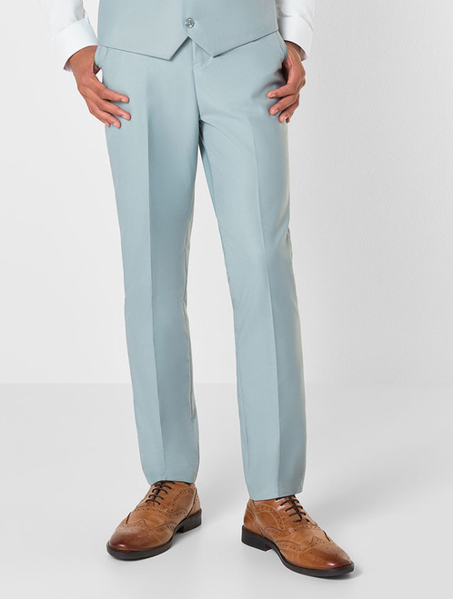 Boys dusky sage suit trousers